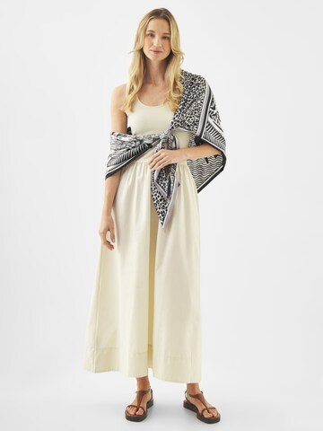 CODELLO Dreieckstuch Seidentuch in Weiß