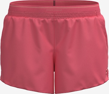 UNDER ARMOUR Workout Pants in Pink: front