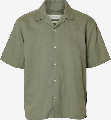 SELECTED Skjorte 'SLHClay' i grøn: forside