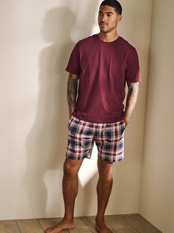 raudona Next Trumpa pižama: priekis