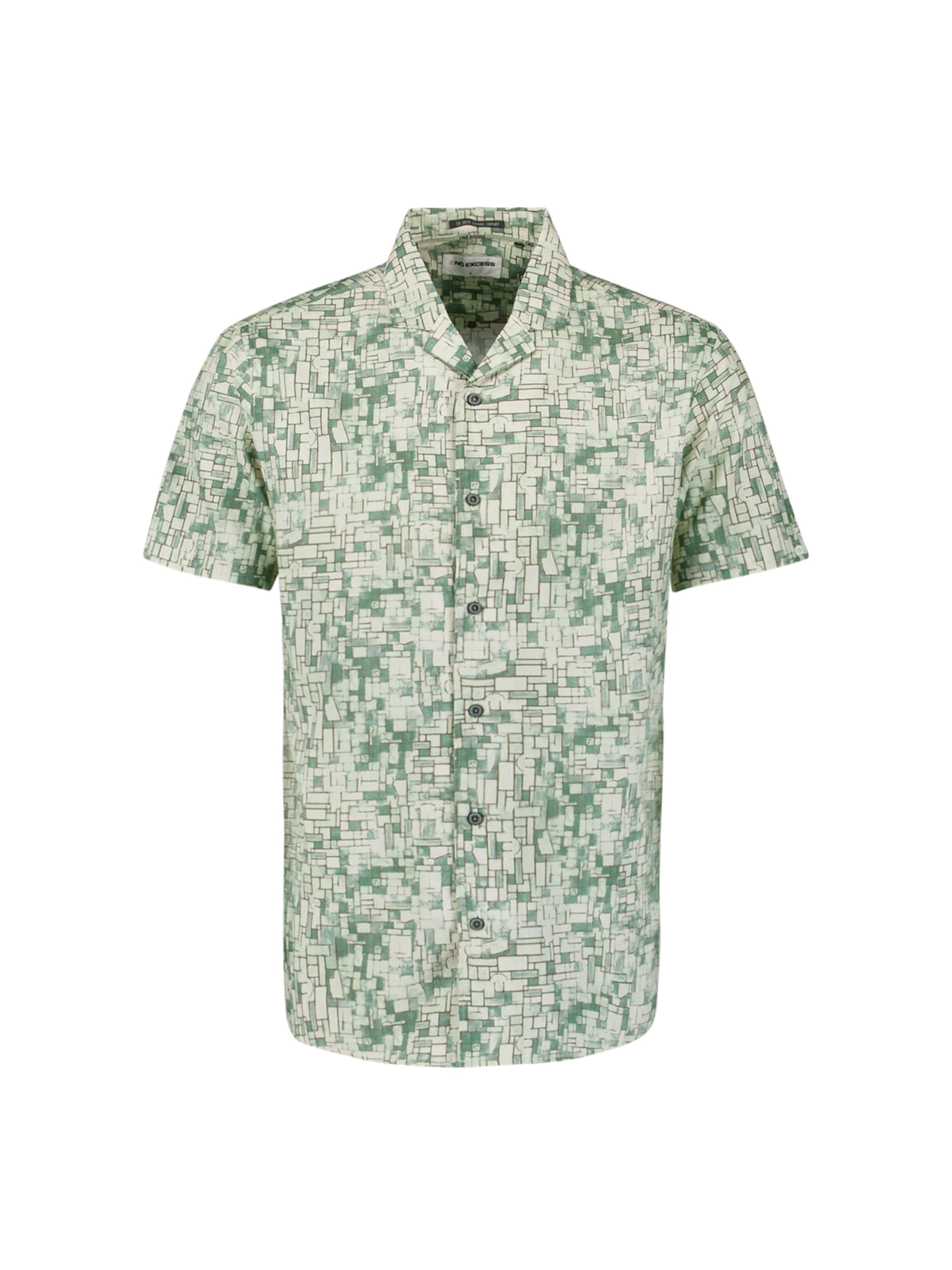 No Excess Button Up Shirt in Green / Pastel green, Item view