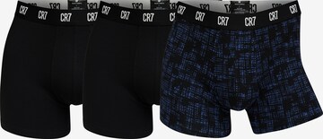 CR7 - Cristiano Ronaldo Retroshorts ' BASIC ' in Schwarz: predná strana