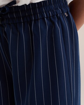 WE Fashion Wide leg Broek in Blauw