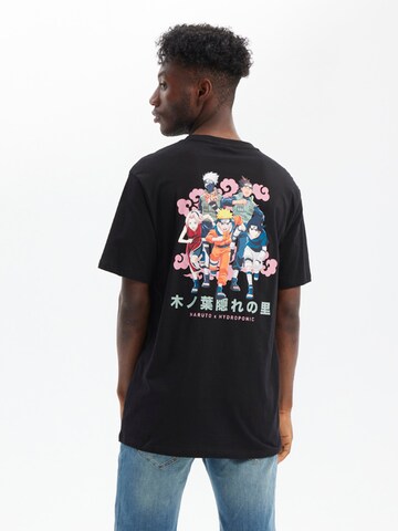 hydroponic - Camiseta 'Hydroponic x Naruto Group Graphic T-Shirt' en negro
