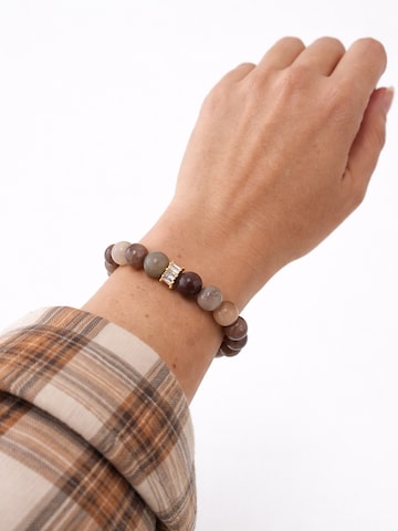 Secret Stones Armband in Braun