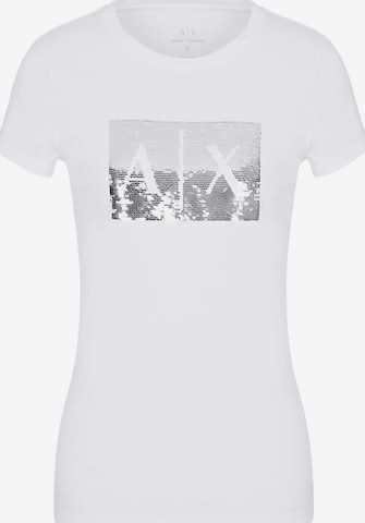 Maglietta 'T-shirt AX ARMANI EXCHANGE da Donna - bianco 8NYTDLYJ73Z6110' di ARMANI EXCHANGE in bianco: frontale