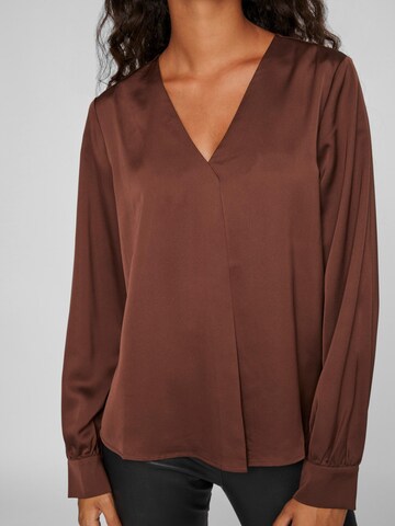 VILA Blouse in Bruin