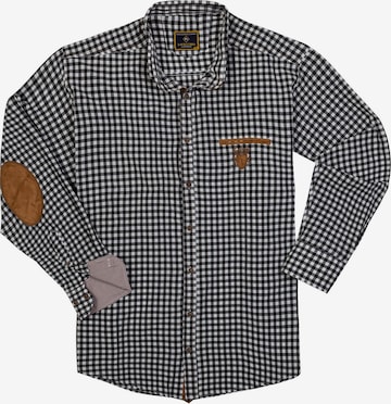 Lavecchia Hemd in Schwarz: Vorderseite