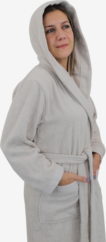 Leonique Long Bathrobe in Beige