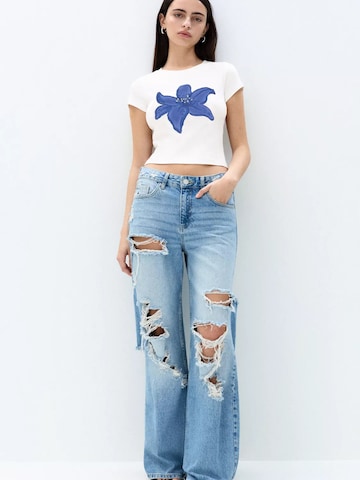 Pull&Bear Shirt in Wit