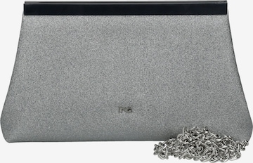 Pochette Nero Giardini en argent : devant