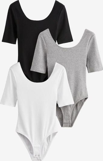 The Set Body - sivá melírovaná / čierna / biela, Produkt