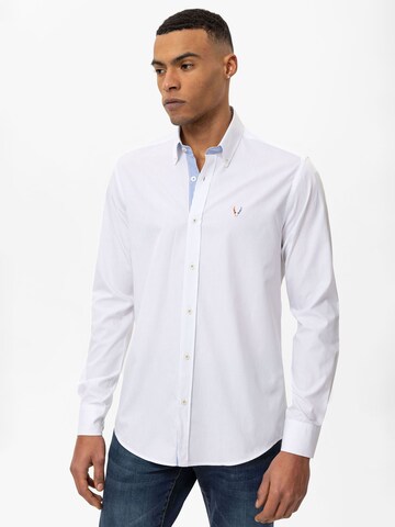 By Diess Collection Regular fit Button Up Shirt in White