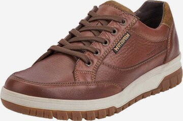 MEPHISTO Athletic Lace-Up Shoes in Brown: front