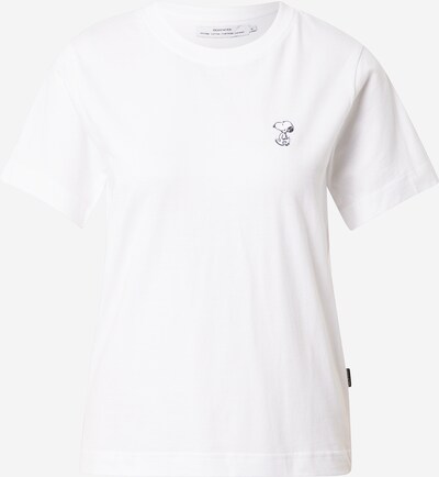 DEDICATED. T-shirt 'Mysen Snoopy' en noir / blanc, Vue avec produit