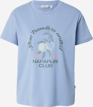 NAPAPIJRI Shirts 'SALMYS' i blå: forside