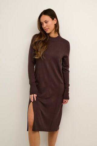 Kaffe Knitted dress 'Jamal' in Brown: front