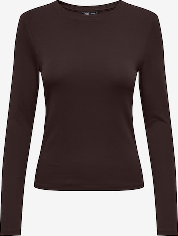 T-shirt 'ONLRiley' ONLY en marron : devant