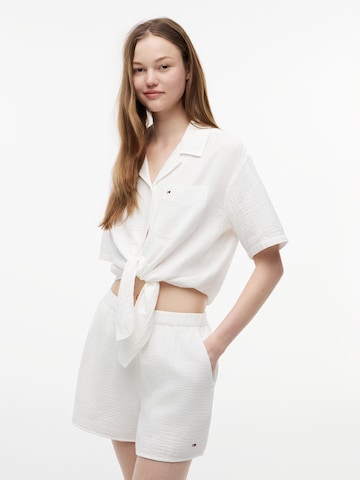Chemisier Tommy Jeans en blanc