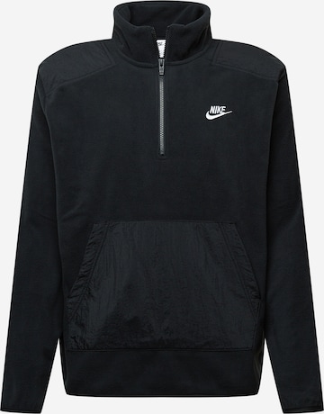 Nike Sportswear Sweatshirt in Schwarz: predná strana