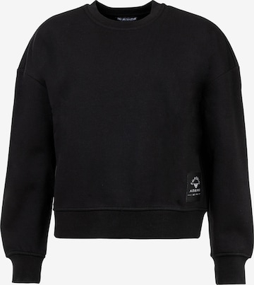 Sweat-shirt Emporio Armani en noir : devant