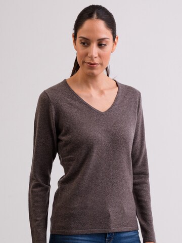 Pullover di CASH-MERE.CH in marrone: frontale
