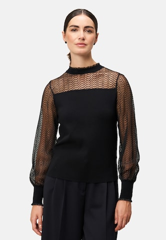 Pullover di zero in nero: frontale