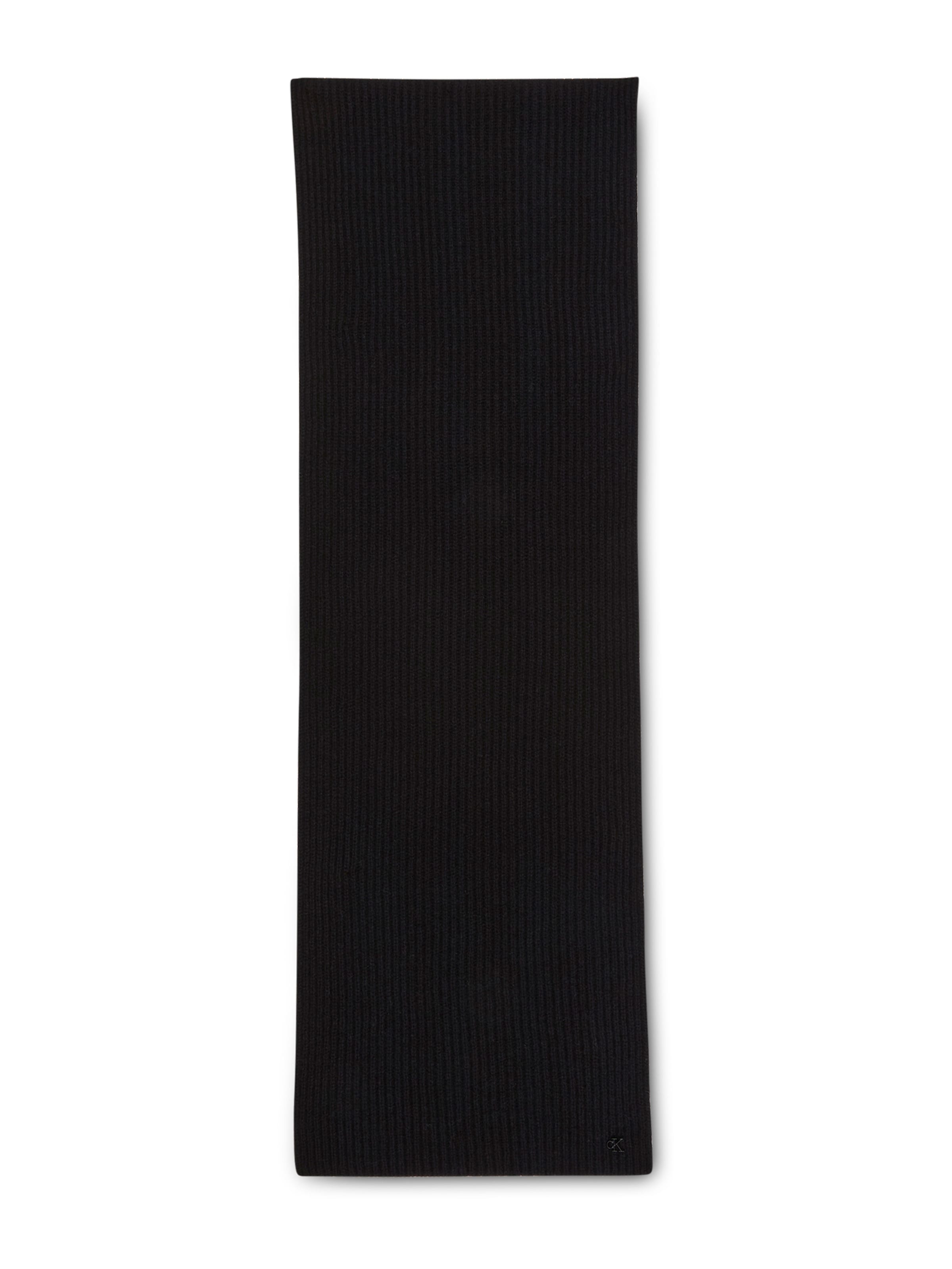 Calvin Klein Šála – černá: přední strana