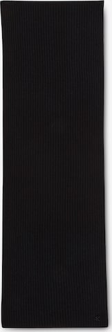 Fular de la Calvin Klein pe negru: față