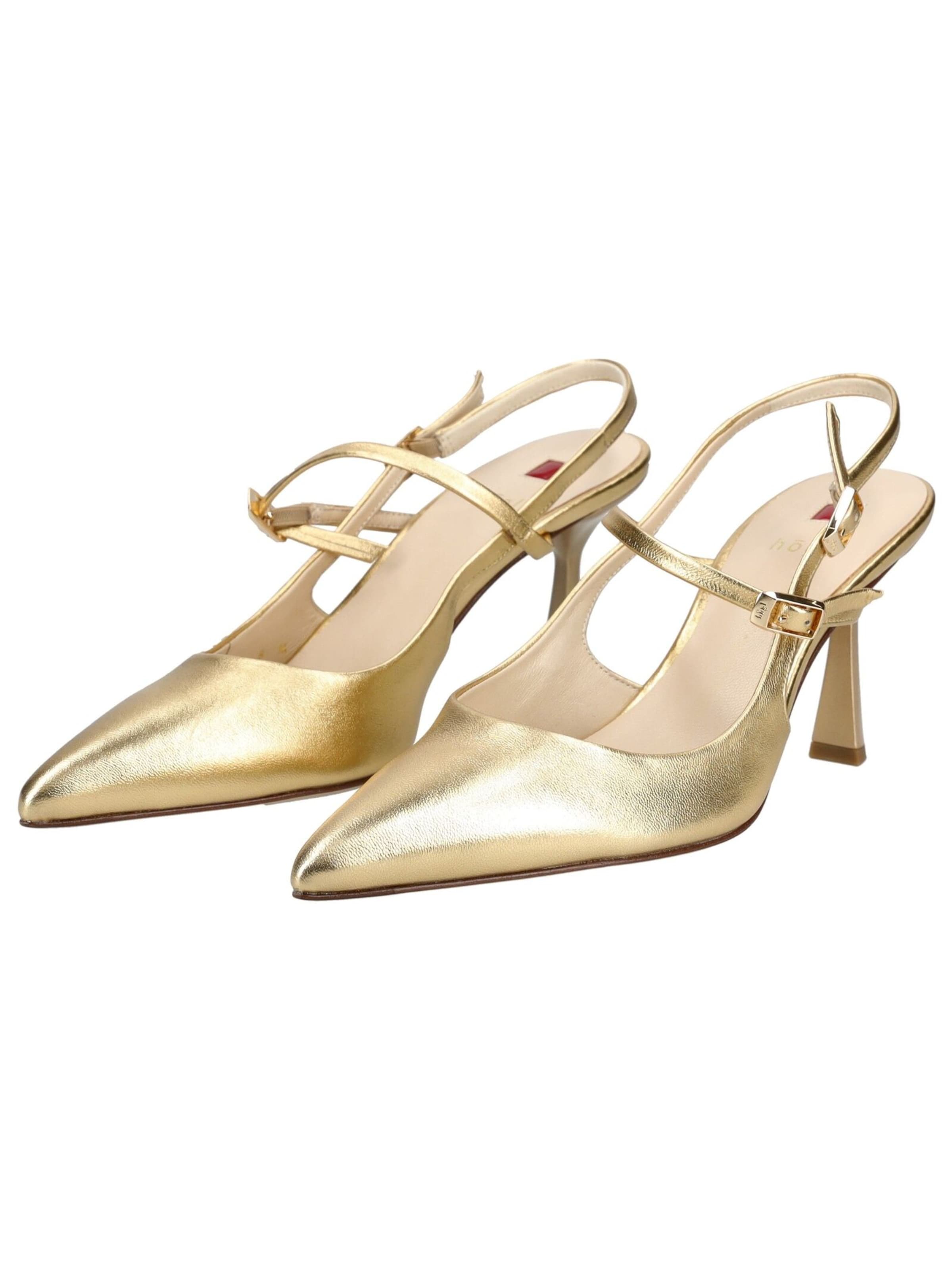 Décolleté sling di Högl in oro