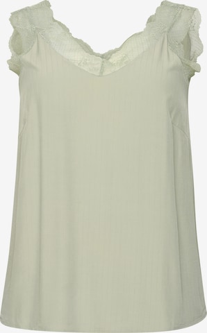 KAFFE CURVE Blouse in Green: front