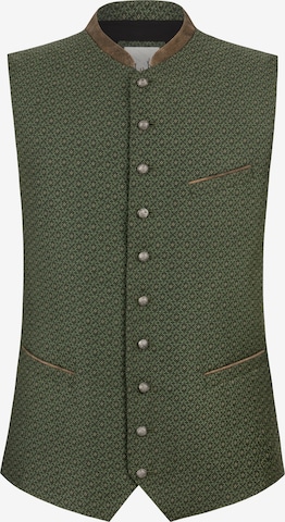 STOCKERPOINT Trachtenweste 'Hudson' in Grün: Vorderseite
