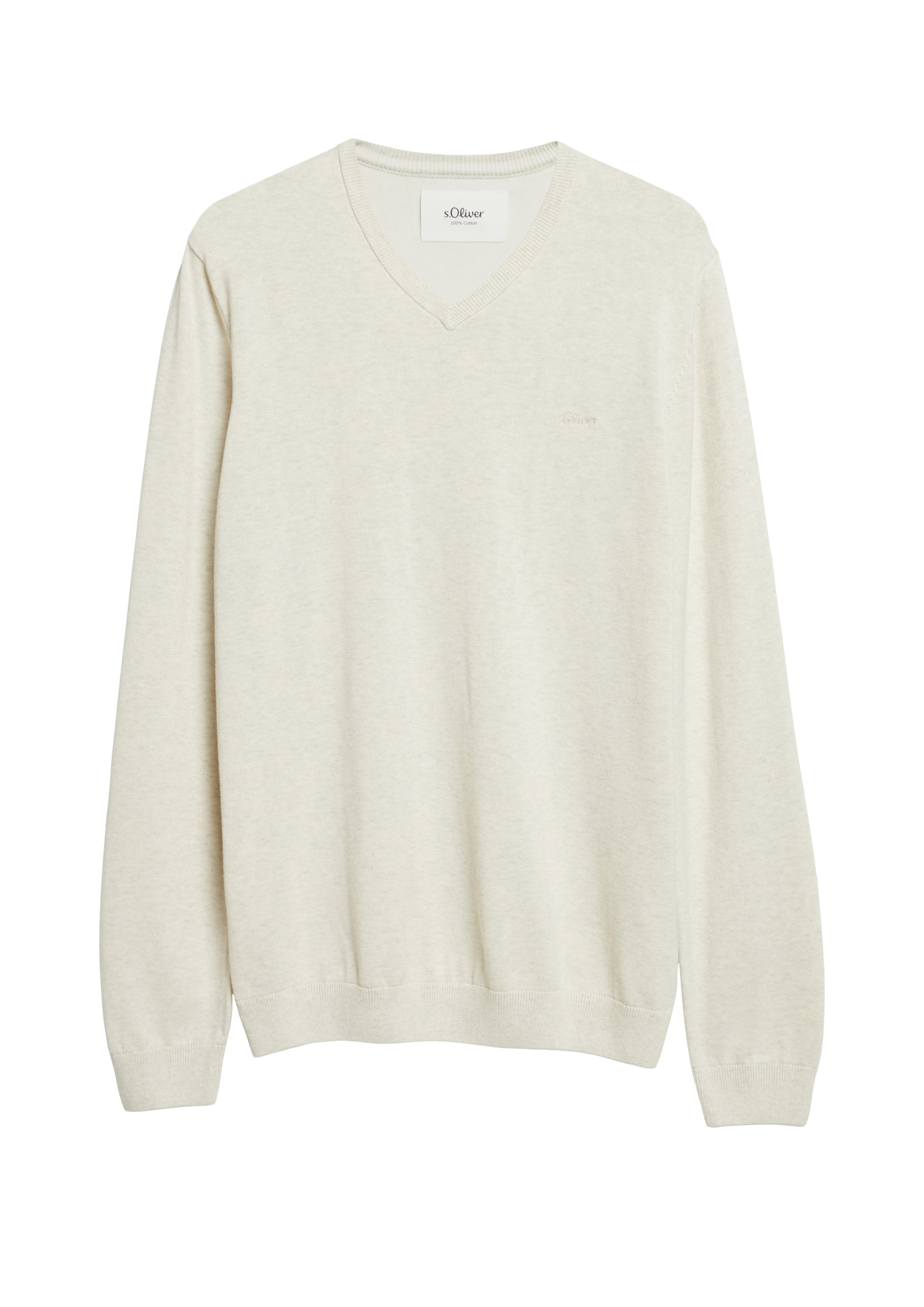 s.Oliver Pullover in Beige: Vorderseite