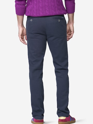 Regular Pantalon chino 'Oslo 2-3616' MEYER en bleu