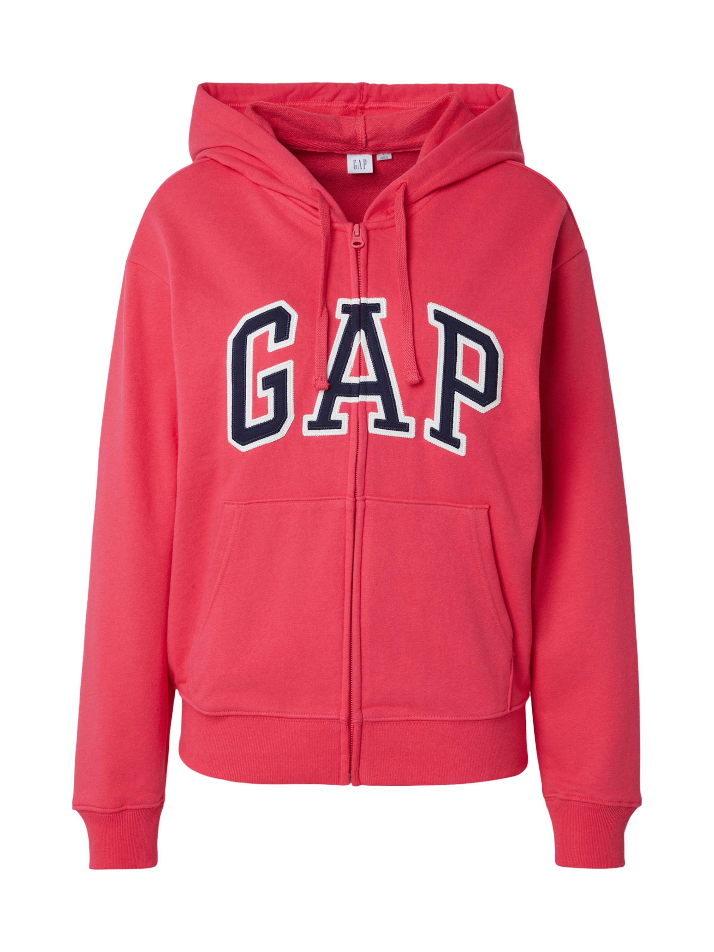 GAP Sweatjacke 'HERITAGE' in Pink: Vorderseite