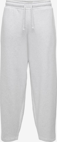 Only & Sons Wide Leg Hose 'ONSCeres' in Grau: Vorderseite