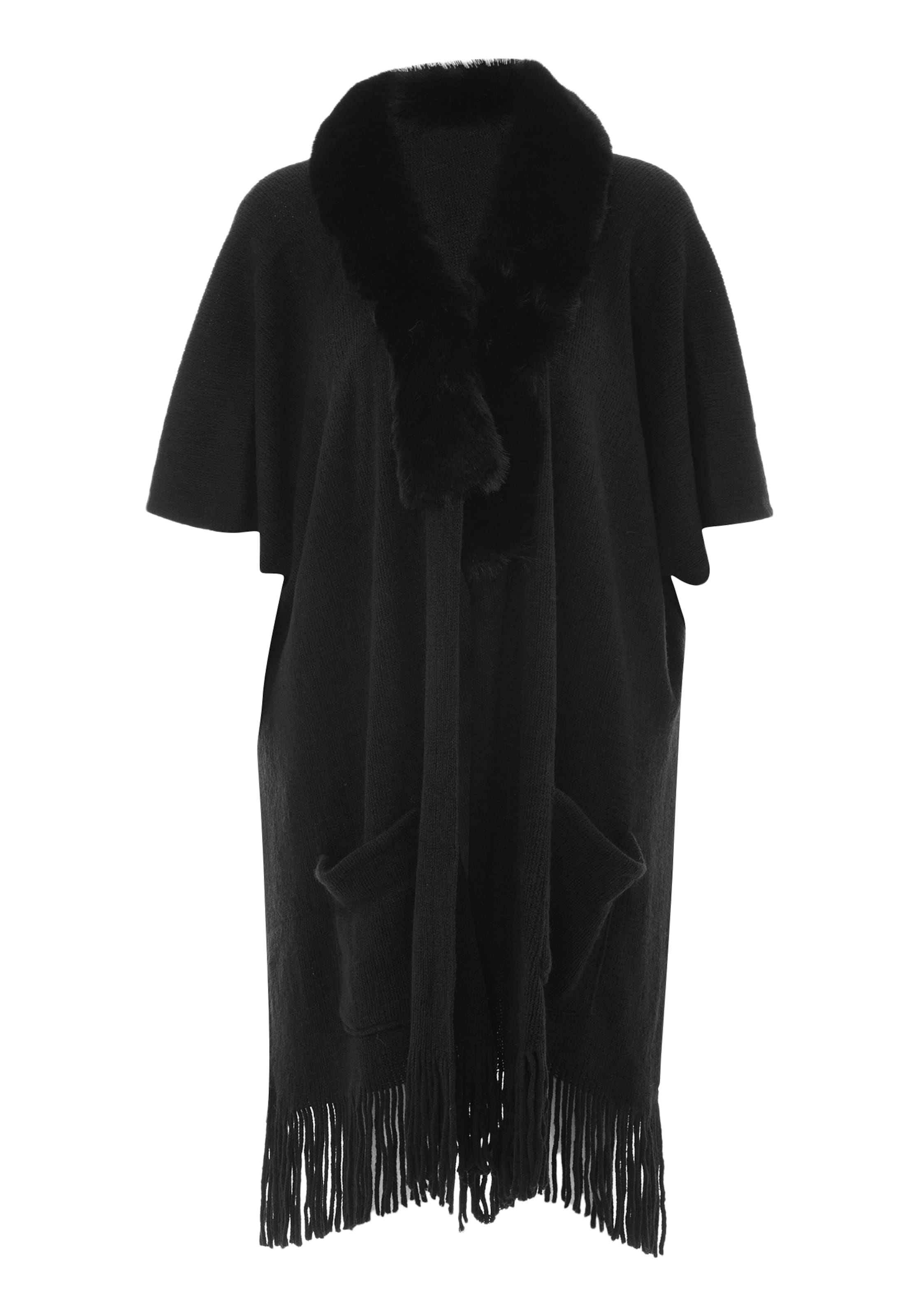 CHANI Poncho in schwarz, Produktansicht