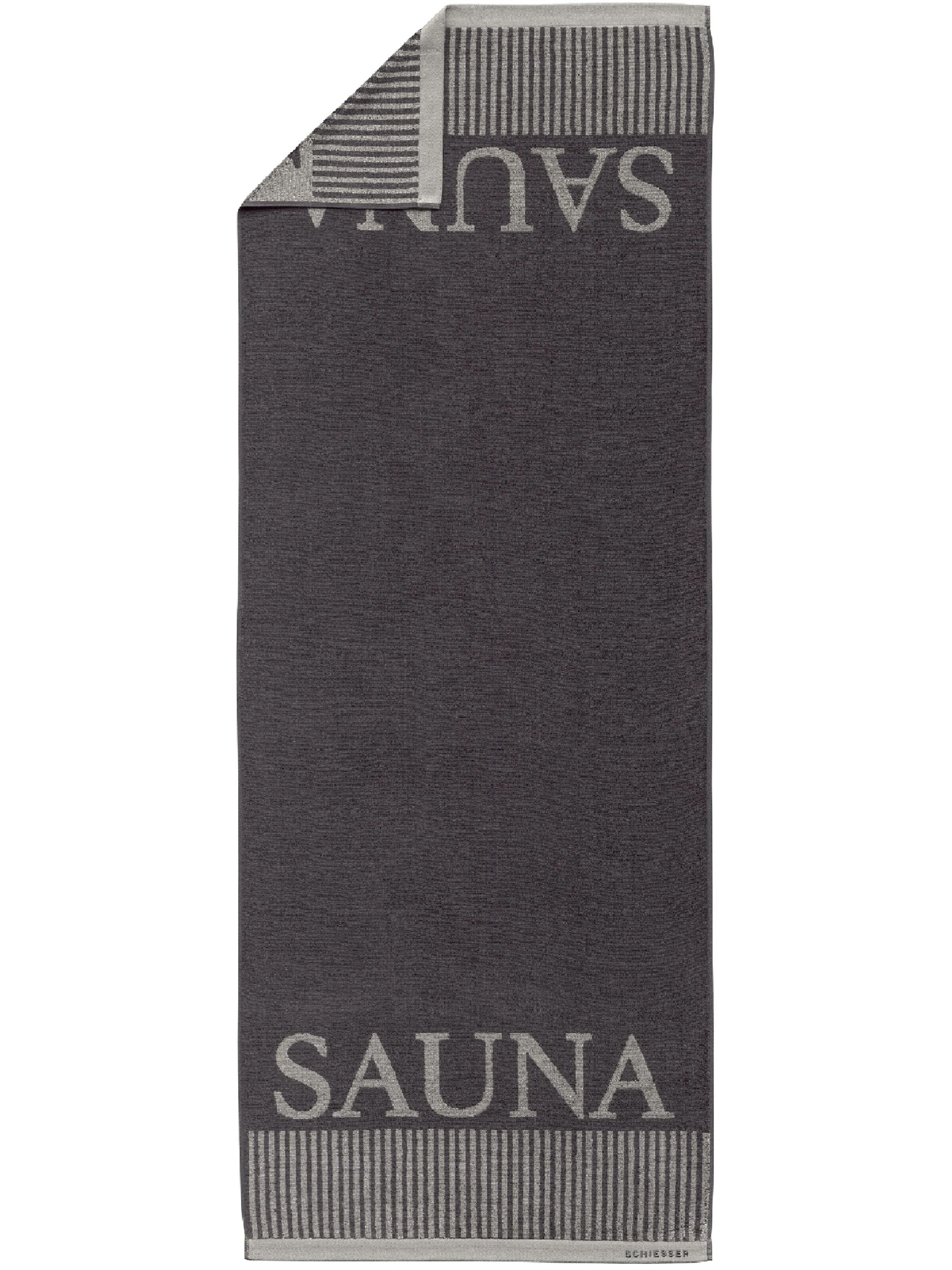 SCHIESSER Towel 'Rom' in Grey: front