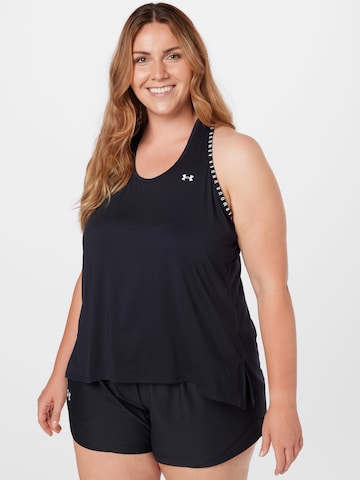 UNDER ARMOUR Sporttop in Schwarz: predná strana