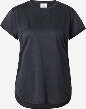 new balance Performance Shirt 'Core Heather' in Black: front