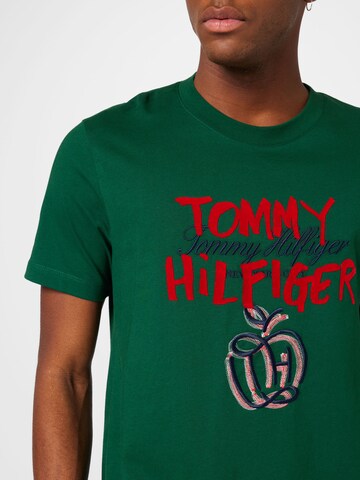 T-Shirt 'POP' TOMMY HILFIGER en vert