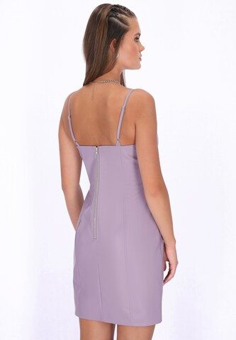 myMo ROCKS Jurk 'Rock' in Lila