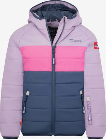 TROLLKIDS Winter Jacket in Purple: front