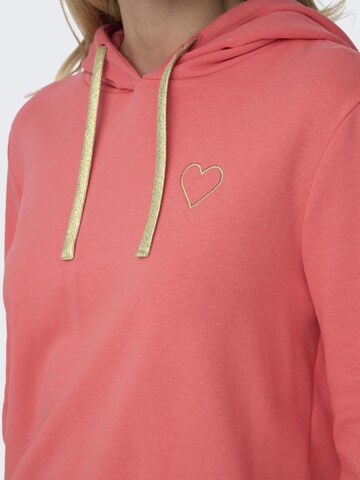 ONLY Sweatshirt 'ONLNoli' in Orange