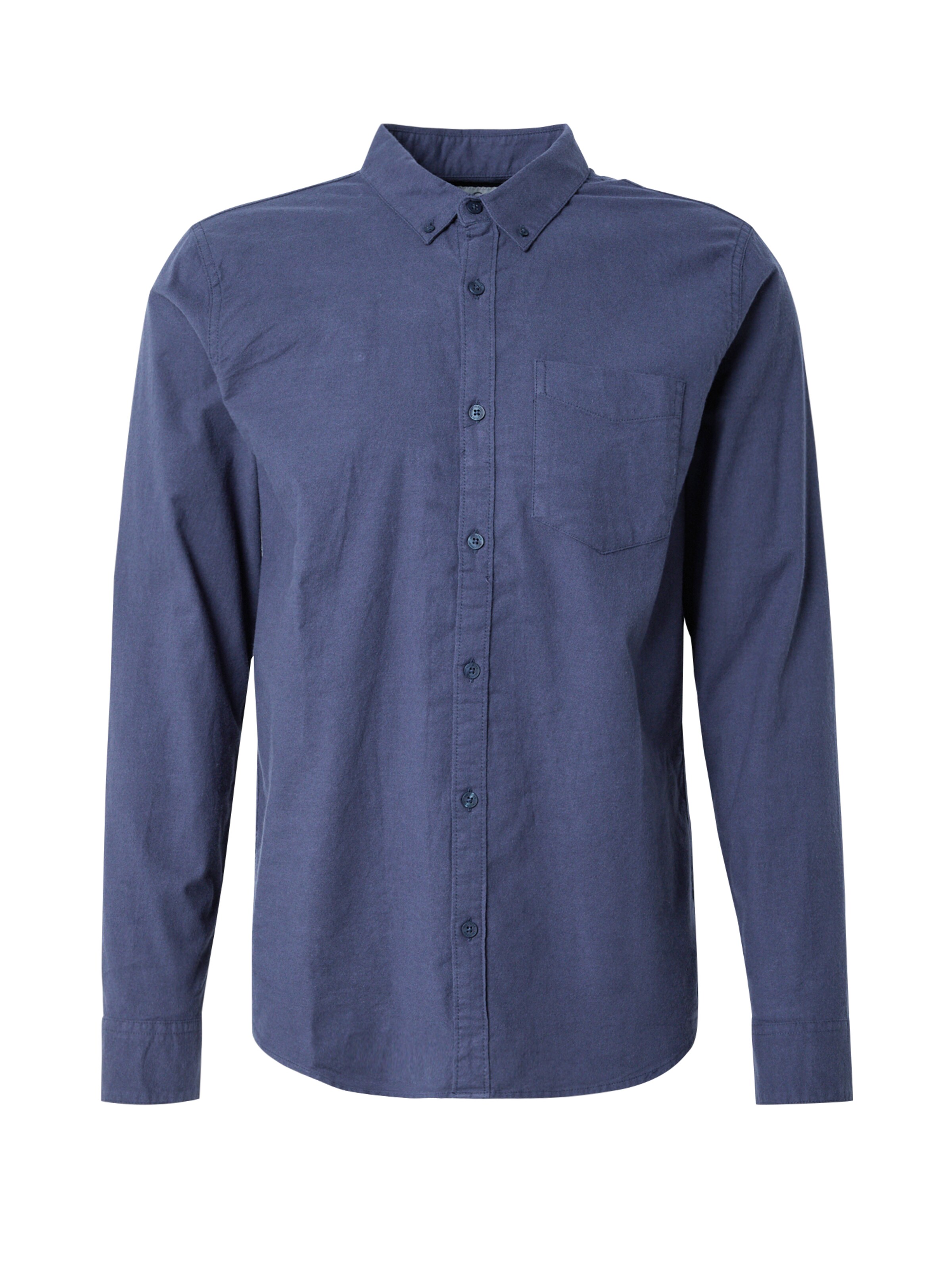 HOLLISTER Regular Fit Hemd in Blau: Vorderseite