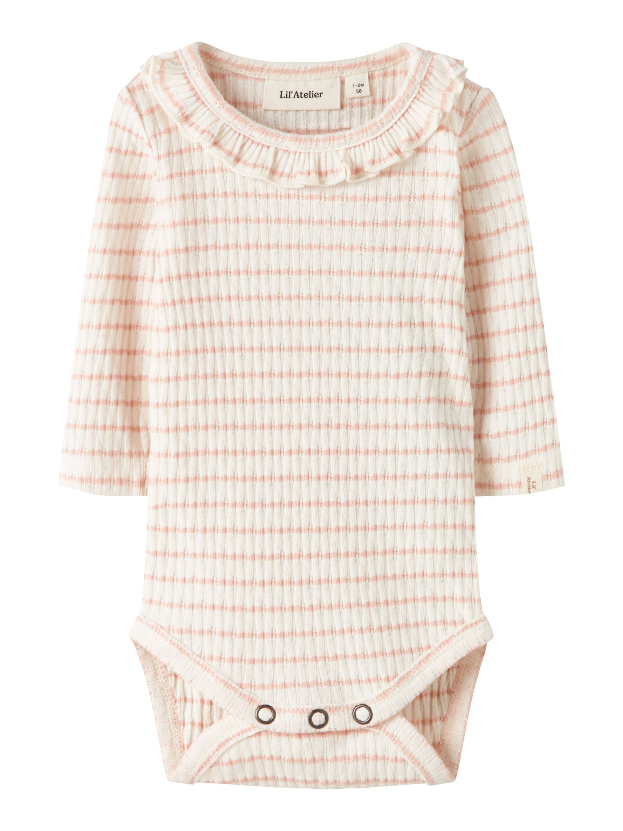 Lil'Atelier - Pijama entero/body en beige: frente