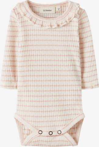 Lil'Atelier - Pijama entero/body en beige: frente
