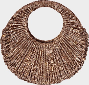 HIBOURAMA - Mala de ombro em bronze: frente