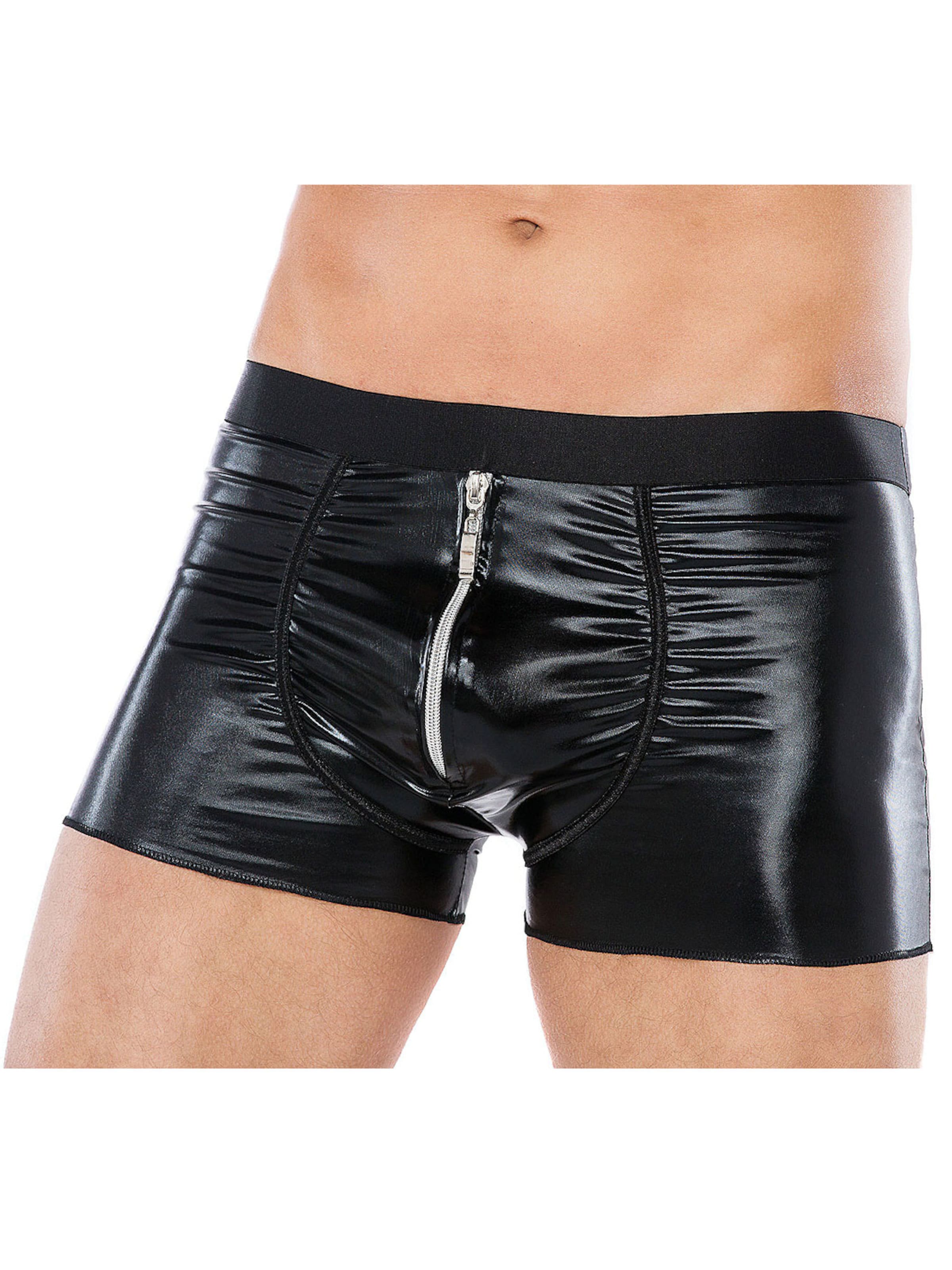 Andalea Boxer shorts 'Wetlook-Boxer' in Black: front