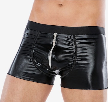 Andalea Boxershorts 'Wetlook-Boxer' in Schwarz: Vorderseite